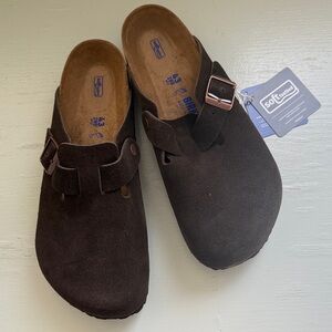 Brown leather Birkenstock Sandals
